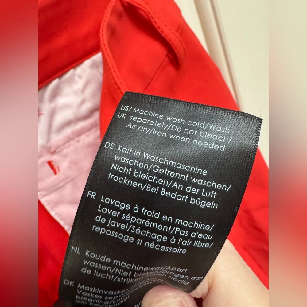 Liverpool Crop Pants Hibiscus Color - Picture 4 of 5